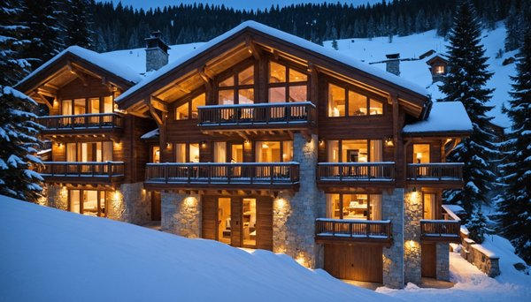 Trouvez votre chalet de rêve à courchevel : luxe et confort